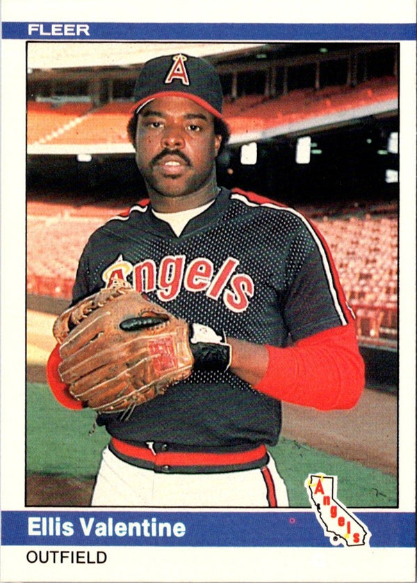 1984 Fleer Ellis Valentine #529