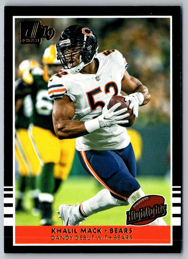 2019 Donruss Highlights Khalil Mack #H-9