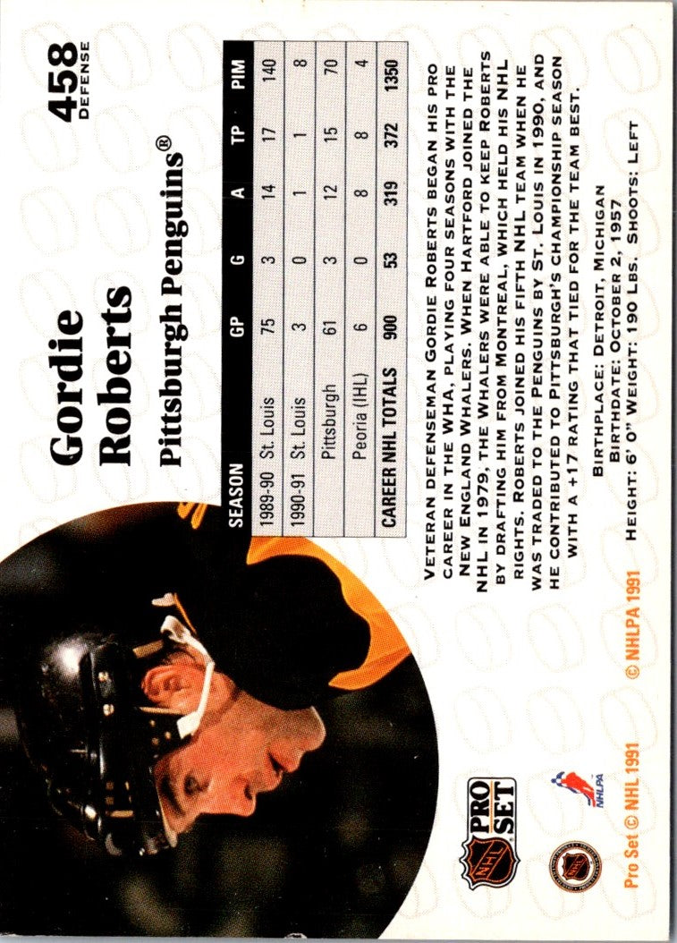 1991 Pro Set Gordie Roberts
