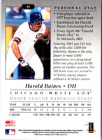2001 Donruss Studio Harold Baines #29