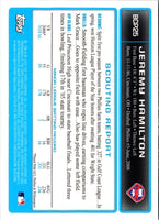 2009 Bowman Chrome Prospects Jeremy Hamilton #BCP25
