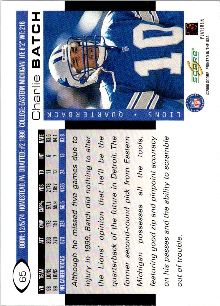 2000 Score Charlie Batch