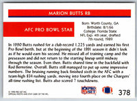 1992 Proset Marion Butts #378