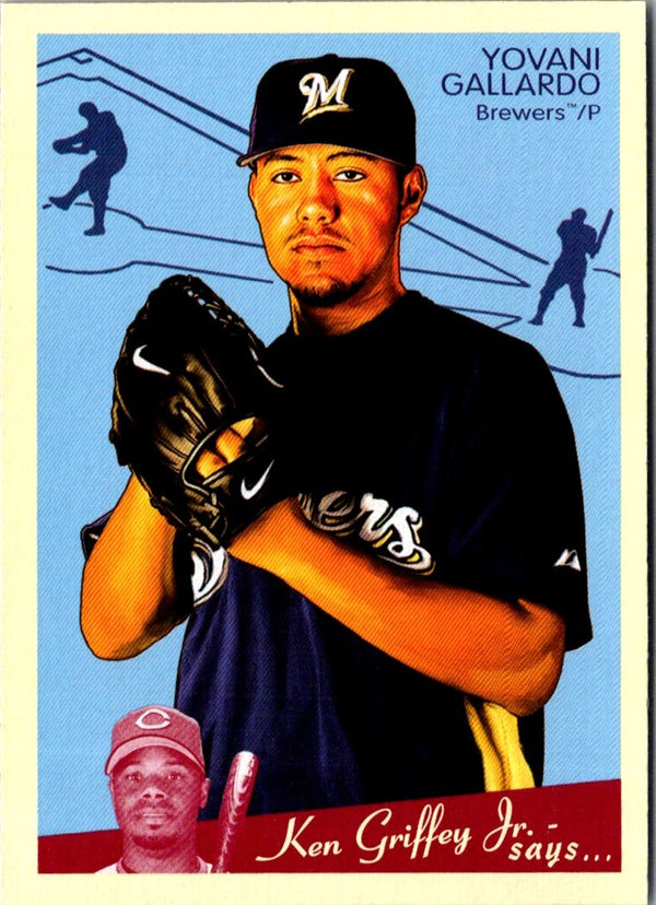 2008 Upper Deck Goudey Yovani Gallardo #109