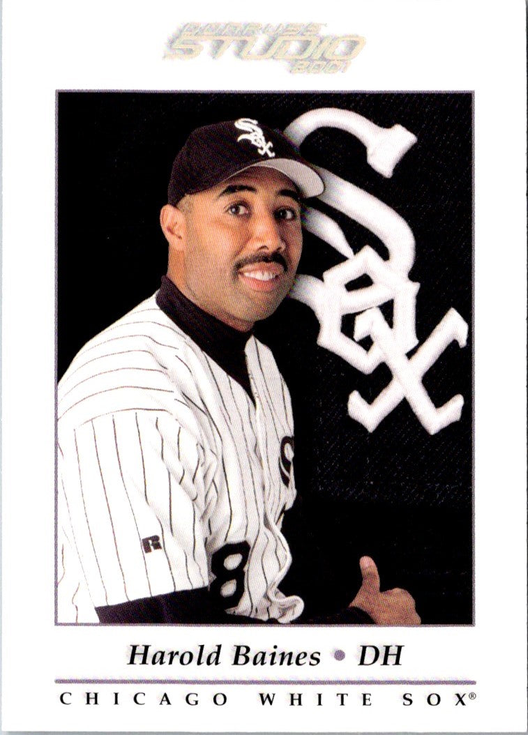 2001 Donruss Studio Harold Baines