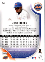 2009 SP Authentic Jose Reyes #94