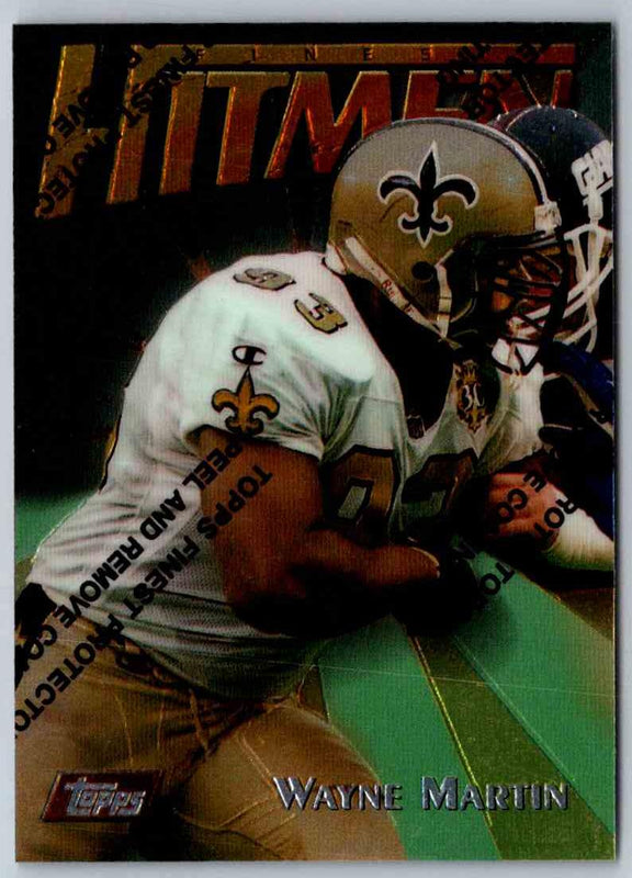 1997 Topps Finest Football Wayne Martin #29