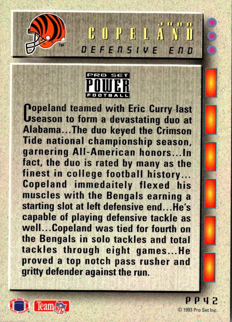 1993 Pro Set Power Update Prospects John Copeland