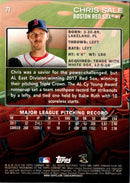 2018 Stadium Club Black and White Chris Sale