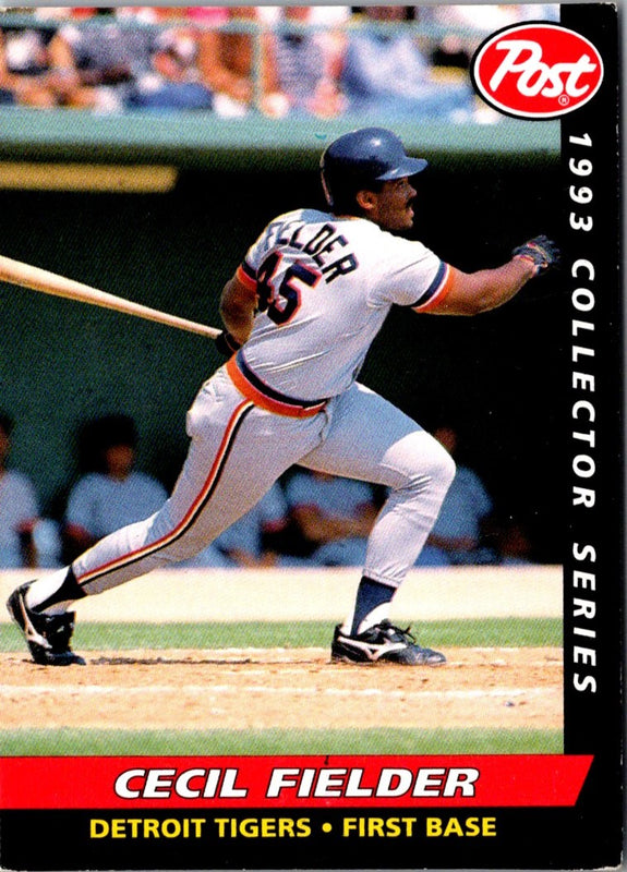 1993 Post Cereal Cecil Fielder #10