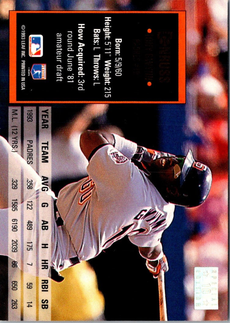 1994 Donruss Tony Gwynn