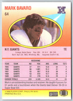 1990 Fleer Mark Bavaro #64