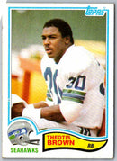1982 Topps Theotis Brown