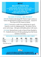 2008 Bowman Prospects Matt Inouye #BP97