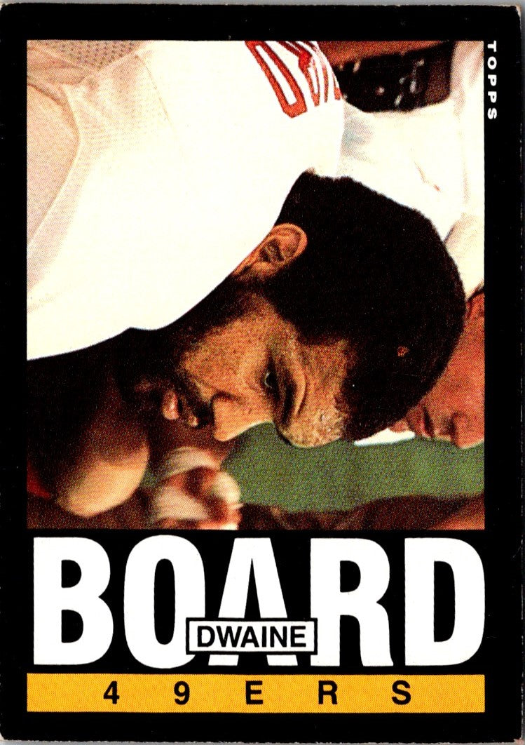 1985 Topps Dwaine Board