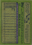 1982 Topps Rich Gale