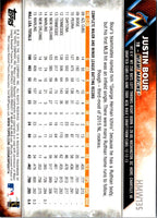 2016 Topps Holiday Baseball Justin Bour #HMW135