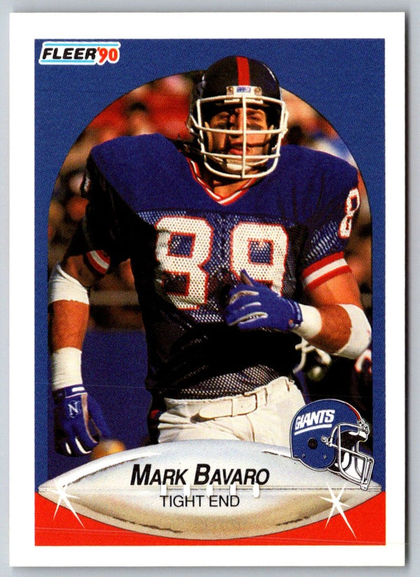 1990 Fleer Mark Bavaro #64