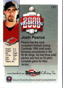 2000 Team Best Rookies Josh Pearce