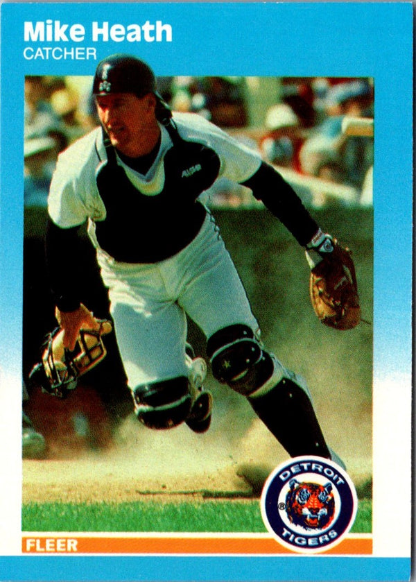 1987 Fleer Update Mike Heath #U-42