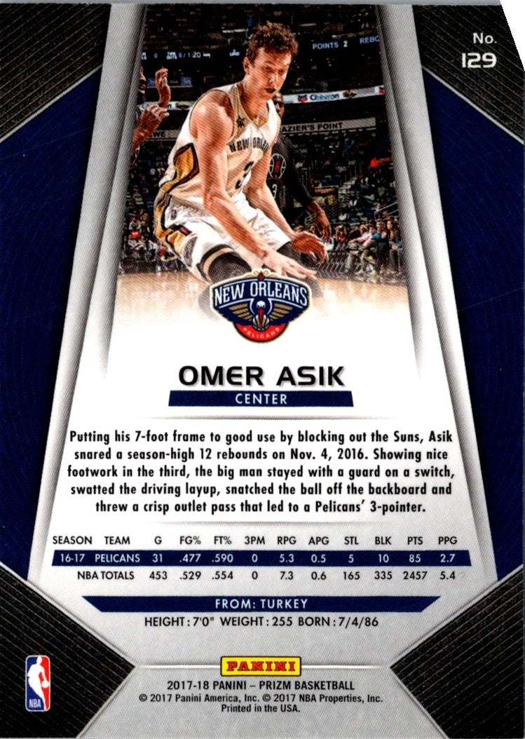 2017 Panini Prizm Omer Asik