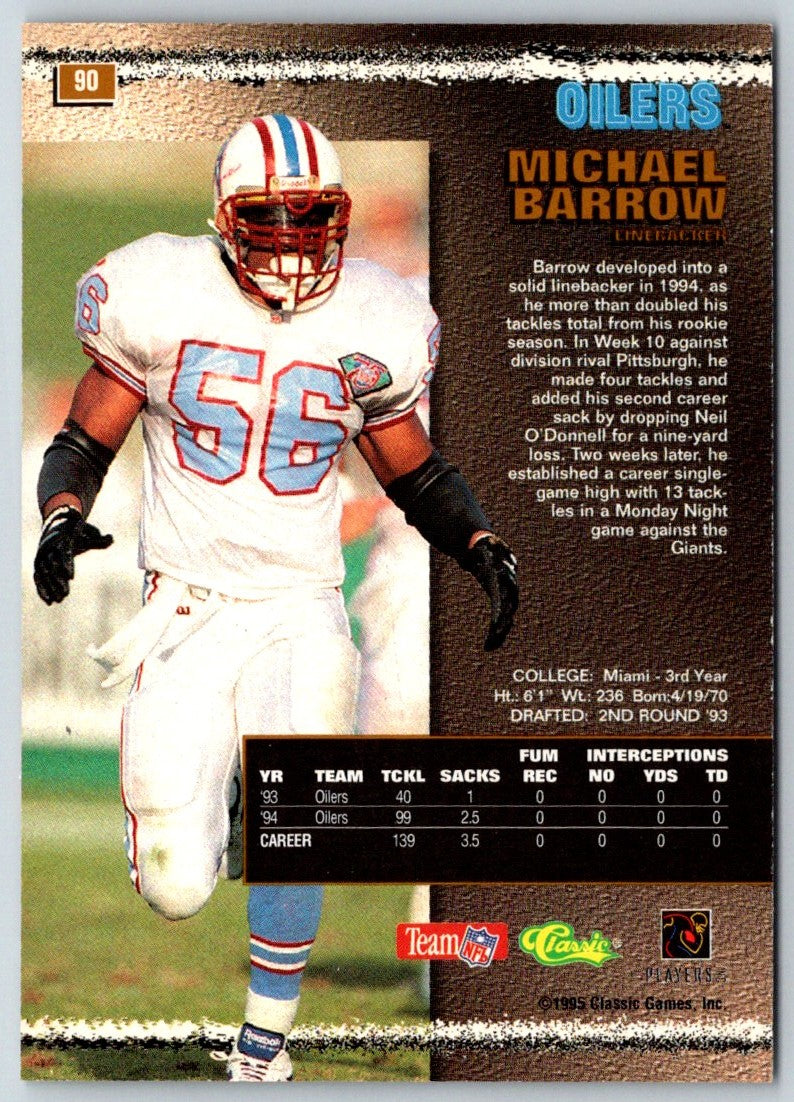 1995 Pro Line Micheal Barrow