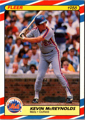 1988 Fleer SuperStars Kevin McReynolds #24