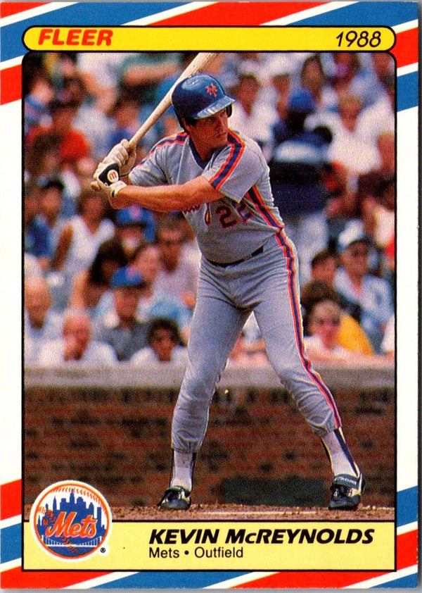 1988 Fleer SuperStars Kevin McReynolds #24