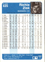 1984 Fleer Richie Zisk #625