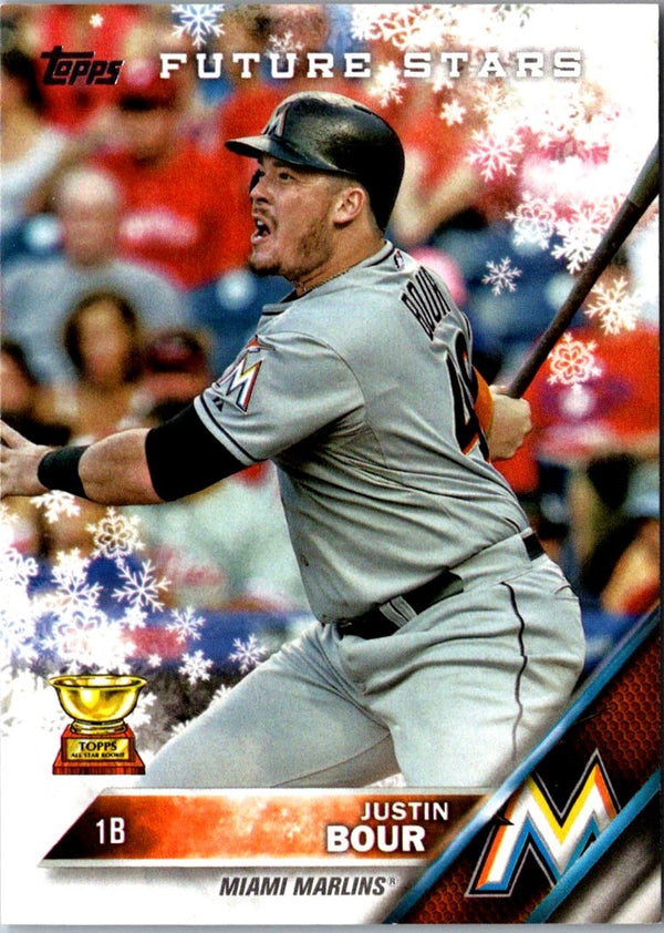 2016 Topps Holiday Baseball Justin Bour #HMW135