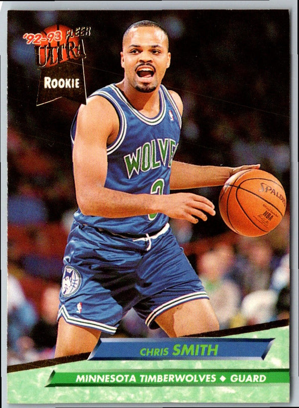 1992 Ultra Chris Smith #309 Rookie