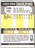 1990 Fleer Charles Shackleford #122