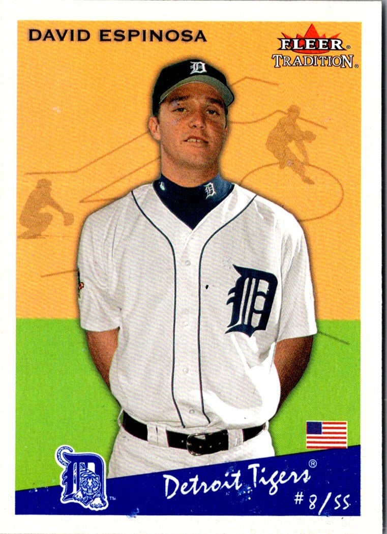 2002 Fleer Tradition Update David Espinosa