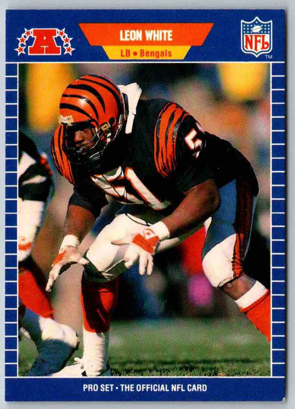 1989 NFL Proset Leon White #69