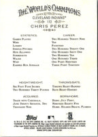 2012 Topps Allen & Ginter Chris Perez #172
