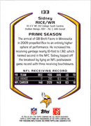 2011 Topps Prime Sidney Rice