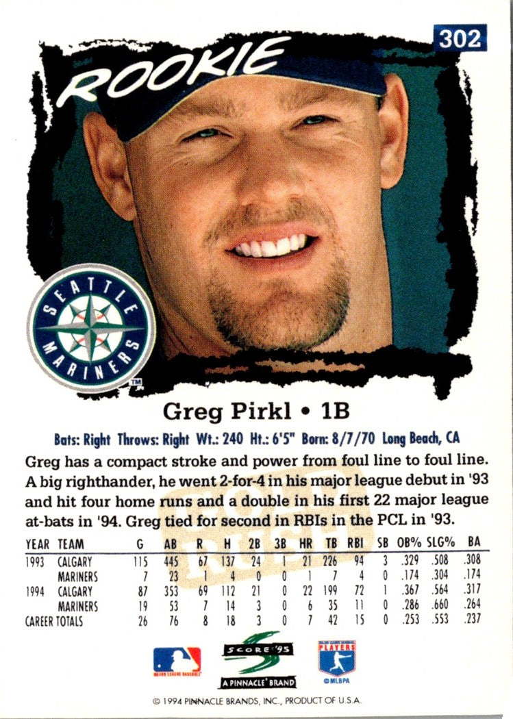 1995 Score Greg Pirkl