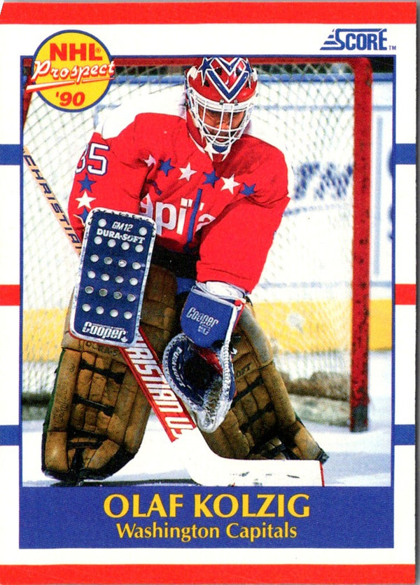 1990 Score Olaf Kolzig #392 Rookie