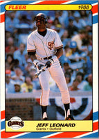 1988 Fleer SuperStars Jeff Leonard #21