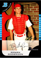 2005 Bowman Chrome Draft Picks & Prospects Bryan Anderson #BDP98 Rookie
