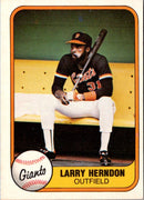 1981 Fleer Larry Herndon