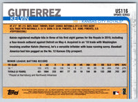 2019 Topps Update Gold Kelvin Gutierrez #US116