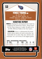 2007 Topps Draft Picks & Prospects Vince Young #53