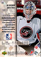 1998 Upper Deck Black Diamond Joe Blackburn #119 Rookie