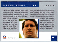 1990 Proset Duane Bickett #39