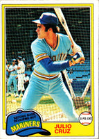 1981 O-Pee-Chee Julio Cruz #121