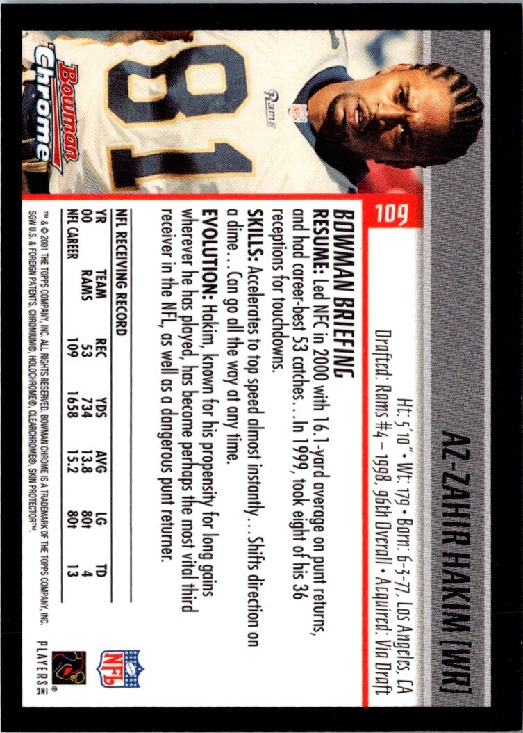 2001 Bowman Az-Zahir Hakim