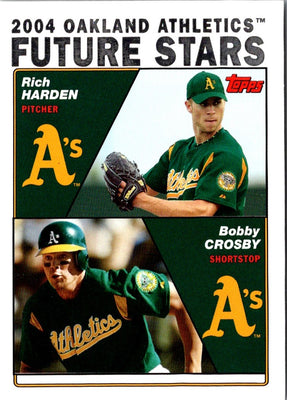 2004 Topps Rich Harden/Bobby Crosby #329