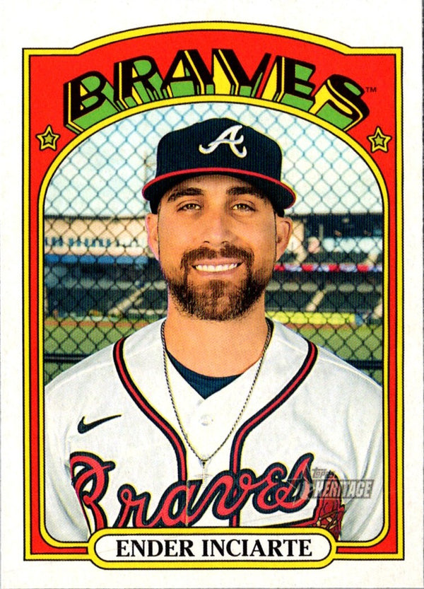 2021 Topps Heritage Ender Inciarte #374