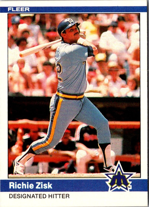 1984 Fleer Richie Zisk #625